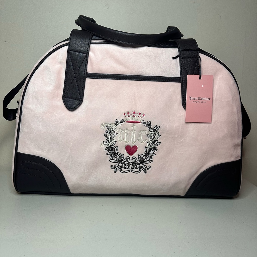 Juicy Couture Heritage Weekender Bag Powder Blush
